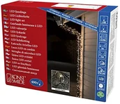 Pozostałe oświetlenie - Konstsmide 3644 110 Micro LED łańcuch świetlny/na zewnątrz (IP44)/VDE/zewnętrzny transformator 24 V/400 ciepłe białe diody/czarny przewód (3644-110) - miniaturka - grafika 1