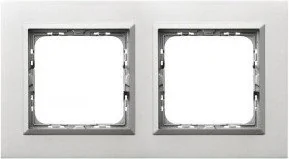 LEDart 2-krotna, pozioma i pionowa - Ospel SONATA R-2RAC/35/38, kolor aluminium, grubość 4 mm - Klawisze i ramki LEDart 2-krotna, pozioma i pionowa - Ospel SONATA R-2RAC/35/38, kolor aluminium, grubość 4 mm - Klawisze i ramki - miniaturka - grafika 2