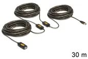 Kable USB - Delock Kabel USB męskie - męskie 2.030 m AKTYWNY BLACK - 83453 - miniaturka - grafika 1