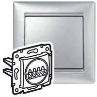 Legrand Gniazdo ścienne VALENA głośnikowe Podwójne moduł 770124 aluminium - Gniazdka elektryczne - miniaturka - grafika 3