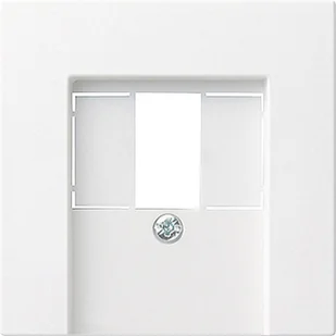 Gira 55 BIAŁY MAT Pokrywa gniazda GŁOŚNIKOWEGO 0276 27 - Klawisze i ramki - miniaturka - grafika 2