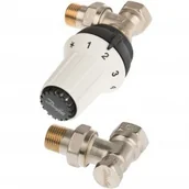 Akcesoria grzewcze - Schlosser 3-elementowy Danfoss Panda kątowy - miniaturka - grafika 1