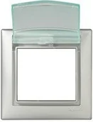 Klawisze i ramki - Legrand 770150 VALENA Ramka pojedyncza IP44 Aluminium - miniaturka - grafika 1