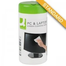 Q-CONNECT chusteczki do czyszczenia ekranów, 2x20 sztuk - Folie do laminatora - miniaturka - grafika 6