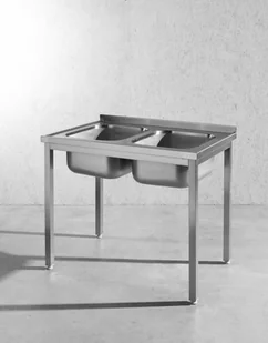 Hendi Stół z dwoma zlewami Bistro Line 811580 - Stoły gastronomiczne - miniaturka - grafika 2