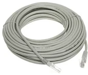 Kable - ABCVISION PATCHCORD RJ45/15-GREY UTP kat.5e SZARY 15m - miniaturka - grafika 1