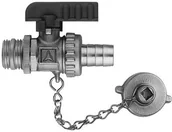 Akcesoria grzewcze - Afriso Zawór spustowy niklowany KFE 1/2 42407 - miniaturka - grafika 1