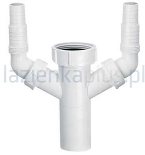 McAlpine Przedłużka łącząca do syfonu zlew. 6/4"x40mm z podł. pralki/zmyw. - Akcesoria hydrauliczne - miniaturka - grafika 4