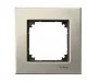 Klawisze i ramki - Schneider MERTEN RAMKA METALOWA JEDNOKROTNA M-ELEGANCE TYTANOWY SYSTEM M MERTEN MTN403105 - miniaturka - grafika 1