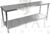 Stoły warsztatowe - 456 Royal Catering 4564349 stół roboczy ze stali nierdzewnej bez kantu Royal Cat - miniaturka - grafika 1