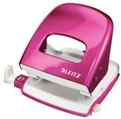 Dziurkacze - Leitz Dziurkacz Różowy - miniaturka - grafika 1