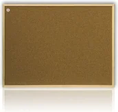 Tablice i flipcharty - 2x3 Tablica korkowa w ramie drewnianej - 40x30 cm - 40x30 cm TC34/C - miniaturka - grafika 1