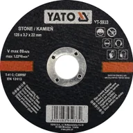 Tarcze do pił - YATO Tarcza do cięcia kamienia 125x3,2x22 mm YT-5933 - miniaturka - grafika 1