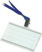 Identyfikatory - Biella Identyfikator DONAU z niebieską taśmą DN931-1 - miniaturka - grafika 1