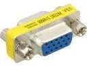 Adaptery i przejściówki - InLine Adapter AV S-VGA / VGA F/F 37724 - miniaturka - grafika 1