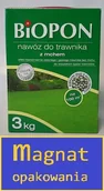 Nawozy ogrodnicze - Biopon trawnik z mchem 3 kg NAW000039 - miniaturka - grafika 1