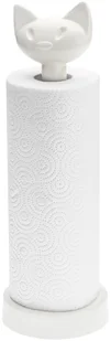 Koziol Stojak na ręcznik kuchenny Miauo, biały, 13 cm - Miseczki i talerzyki dla dzieci - miniaturka - grafika 2