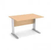 Biurka - WUTEH S.A. Biurko biurowe Komo KM-2 120x80x73,5cm) - miniaturka - grafika 1