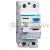 Inne akcesoria elektryczne - Hager RCCB Wyłącznik różnicowoprądowy 2P 25A/30mA Typ AC, CDC225J - miniaturka - grafika 1