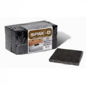 Wkręty - Spax PROMOCJA: Podkładki gumowe pod legar 100x100x8mm opakowanie 25 szt. 5000009 - miniaturka - grafika 1