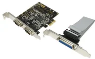 Adaptery i przejściówki - LogiLink PCI Express Schnittstellenkarte równoległe 1 X + 2 X Serial 4260113563939 - miniaturka - grafika 1