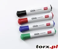 Markery do tablic - Nobo Markery GLIDE różne kolory 4 szt. 1902096 - miniaturka - grafika 1
