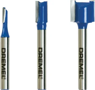 Dremel Zestaw prostych frezów do zarysów płaskich TRIOTR673 2615T673JA - Materiały ścierne - miniaturka - grafika 2