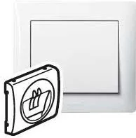 Legrand SISTENA LIFE ARCTIC Pokrywa gniazda GŁOŚNIKOWEGO X1 771000 - Klawisze i ramki - miniaturka - grafika 2