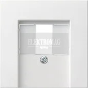 Klawisze i ramki - Gira 55 BIAŁY MAT Pokrywa gniazda GŁOŚNIKOWEGO 0276 27 - miniaturka - grafika 1