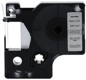 Dodatki do drukarek i skanerów - DYMO RHINO Aimotech Taśma zamiennik do 9mm/7m srebrna czarny nadruk D1 40922 A40922 - miniaturka - grafika 1