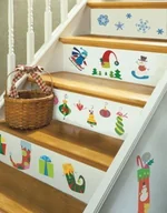 Naklejki na ścianę - RoomMates Naklejki świąteczne PJ2015SCS Pada śnieg - miniaturka - grafika 1