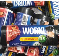 Worki na śmieci - Anna Zaradna Worki na śmieci SUPERMOCNE 15 szt. 35 l czarne - miniaturka - grafika 1