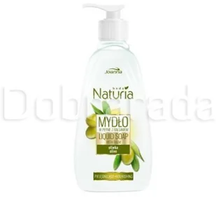 Joanna Naturia Liquid Soap With Balm mydło w płynie z balsamem Oliwka 500ml - Mydła - miniaturka - grafika 2