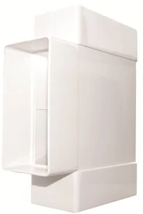 DOSPEL Trójnik płaski D/TP 110x55 Biały DOSPEL 007-0227 - Złącza i kolanka wentylacyjne - miniaturka - grafika 2