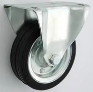 Kółka i bloczki - Zabi Koło metalowo-gumowe w obudowie stałej fi 140 - miniaturka - grafika 1