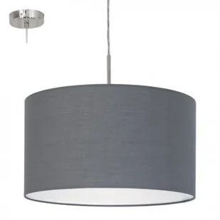 Eglo LAMPA wisząca PASTERI 31573 Abażurowy zwis OPRAWA do salonu IP20 okrągła ni - Lampy sufitowe - miniaturka - grafika 2