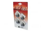 Wieszaki łazienkowe - Haczyk Trendy samoprzylepny karo 4 szt. - miniaturka - grafika 1