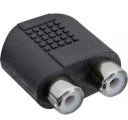 InLine Audio Adapter  3,5 MM gniazdo jack stereo na 2 X cinch Female 99346 - Złącza, przejściówki, adaptery - miniaturka - grafika 2