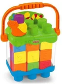 Klocki - Fisher Price Wiaderko Wesołe klocki z cyferkami - miniaturka - grafika 1