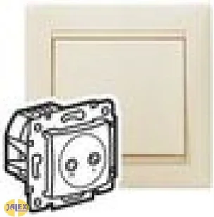 Legrand Gniazdo ścienne VALENA TV-RD gwiazdowe Podwójne moduł 774332 krem - Gniazdka elektryczne - miniaturka - grafika 2