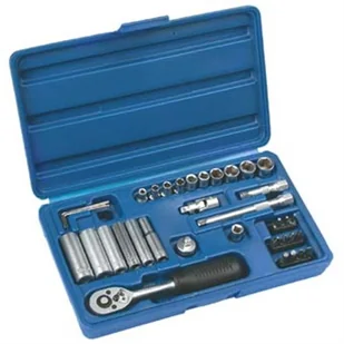 Topex Klucze nasadowe zestaw 36 elementów 1/4 38D669 - Zestawy narzędziowe - miniaturka - grafika 2