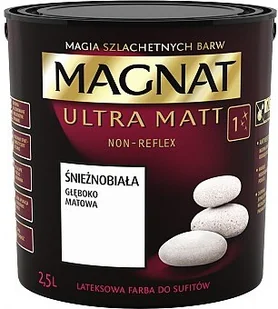 Magnat Ultra Matt 5L Farba Biała Lateksowa do ścia - Farby zewnętrzne - miniaturka - grafika 2