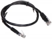 Kable - ABCVISION PATCHCORD RJ45/6/0.5-BLACK 0.5 m - miniaturka - grafika 1