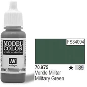 Akcesoria i części modelarskie - Vallejo Military Green MC089 70975 - miniaturka - grafika 1