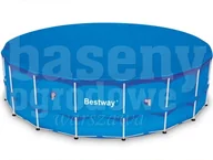 Akcesoria do basenów - Bestway Pokrywa do basenu stelażowego 549 cm 58039 - miniaturka - grafika 1