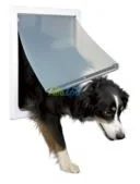 Pozostałe akcesoria dla psów - Trixie Drzwi Dla Psa M-Xl Biały - miniaturka - grafika 1