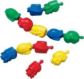 Klocki - Fisher Price Łańcuch z klocków - pojazdy - miniaturka - grafika 1