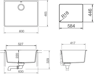 Schock MONO N-100 LY Polaris - Zlewozmywaki - miniaturka - grafika 2