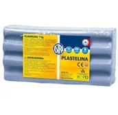 Masy plastyczne - Astra POLSKA Plastelina błękitna 1kg - miniaturka - grafika 1
