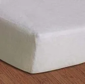 Prześcieradła - Darymex Prześcieradło z gumką Frotte białe 130/140x200 cm 5907761001961 - miniaturka - grafika 1